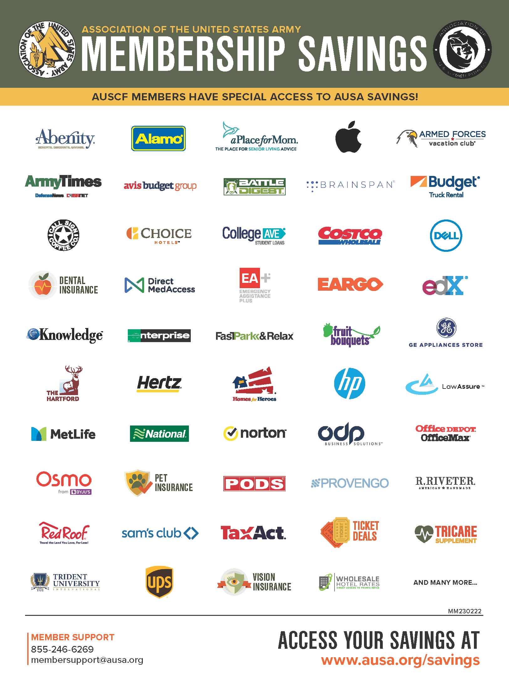 AUSA Member Savings